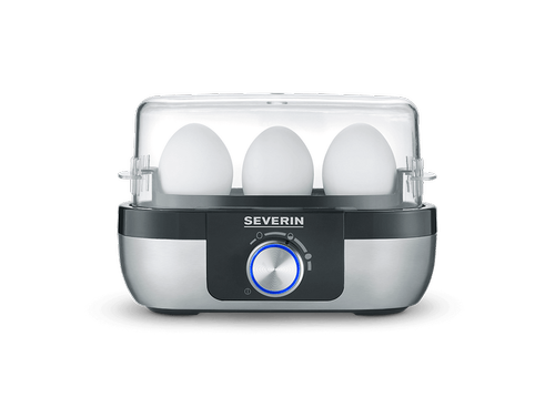 Fierbator de oua Severin EK 3163, 270 W, 3 oua (Negru/Argintiu)