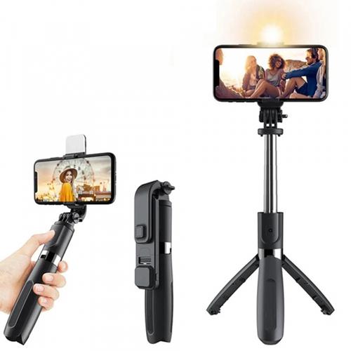 Selfie Stick Bluetooth Techsuit L02s, Universal (Negru)