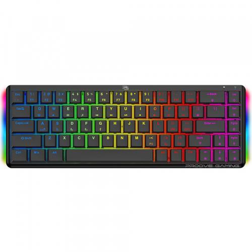 Tastatura Gaming Wireless Proove AFK, RGB, BT / Wi-Fi / Wired, 1.5m, Negru