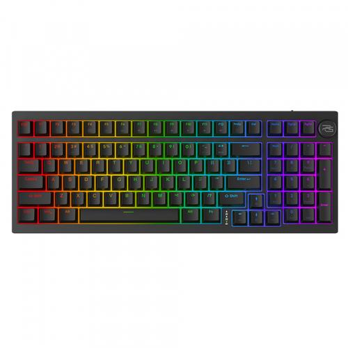Tastatura Gaming Wireless Proove Slicker, RGB, BT / Wi-Fi / Wired, 1.8m, Negru