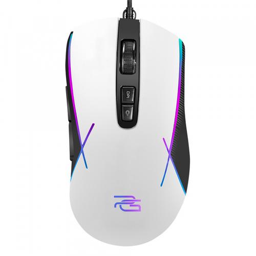 Mouse Gaming Wired USB Proove Defiant, RGB, 7200DPI, Alb