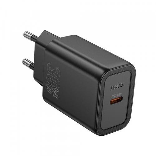 Incarcator Retea HOCO N62, 30W, 3A, 1 x USB-C (Negru)