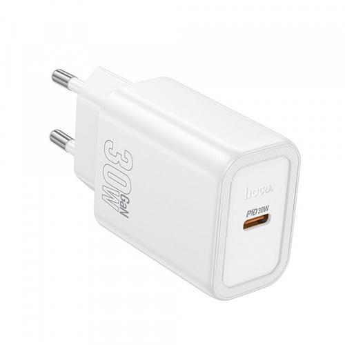 Incarcator Retea HOCO N62, 30W, 3A, 1 x USB-C (Alb)