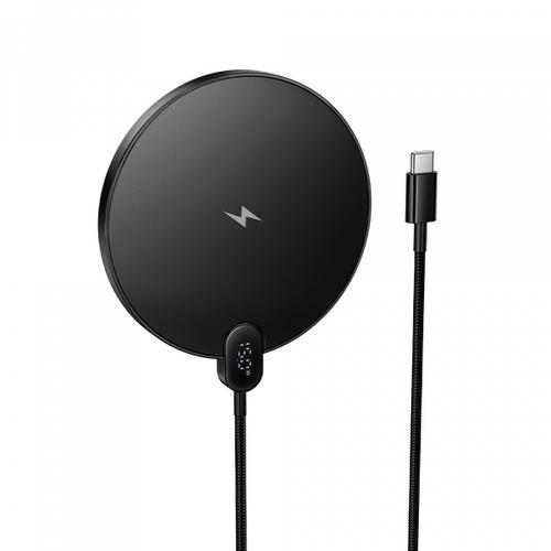 Incarcator Wireless HOCO CW62, 15W, 1.67A (Negru)