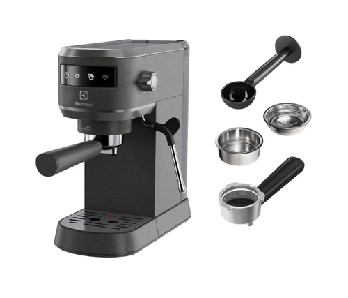 Espressor manual Electrolux Explore 6 E6EC1-B6ST, 1400W, 15 bar, 1l, suport incalzit pentru cesti, tehnologie Thermo-Block pentru incalzire rapida, Auto-Shot Volume Control, optiune apa fierbinte, notificare decalcifiere (Negru) 1 Espressor manual Electrolux Explore 6 E6EC1-B6ST, 1400W, 15 bar, 1l, suport incalzit pentru cesti, tehnologie Thermo-Block pentru incalzire rapida, Auto-Shot Volume Control, optiune apa fierbinte, notificare decalcifiere (Negru)