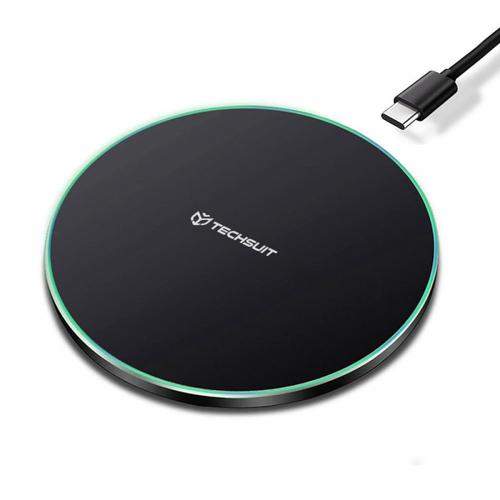 Incarcator Retea Wireless Techsuit CHWR031 Premium, 15W, 1.67A (Negru)