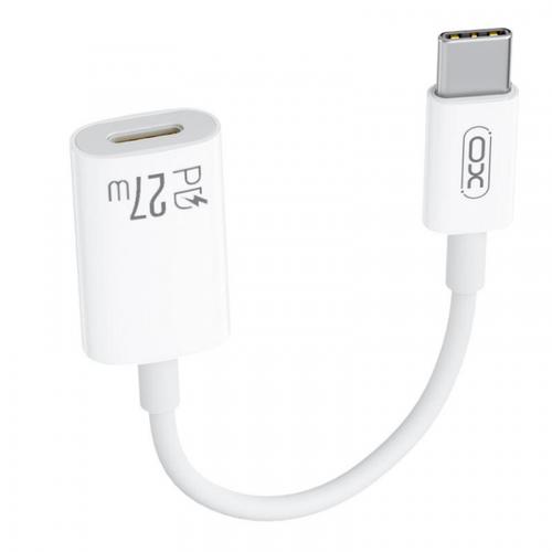 Adaptor Date/Incarcare XO Design NB-R268A, USB-C - Lightning, 27W, 0.12m (Alb)