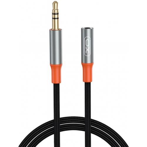 Cablu audio XO Design NB-R269A, 3.5mm - 3.5mm, 1m (Negru)