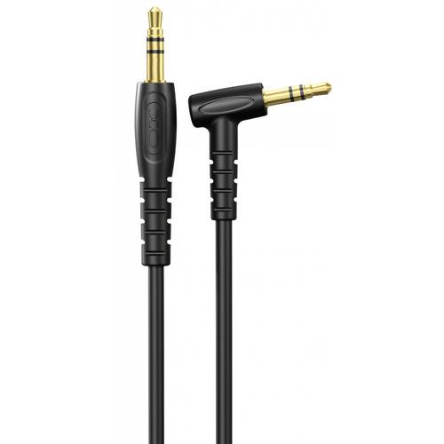 Cablu audio XO Design NB-R272, 3.5mm - 3.5mm, 1m (Negru)