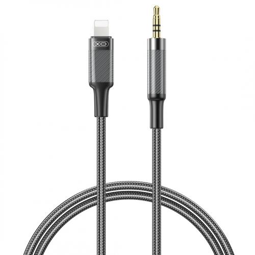 Cablu audio XO Design NB-R279A, Lightning - 3.5mm, 1m (Negru)