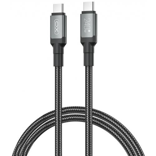 Cablu Date/Incarcare XO Design NB-Q264A, USB-C - USB-C, 240W, 1m (Negru)