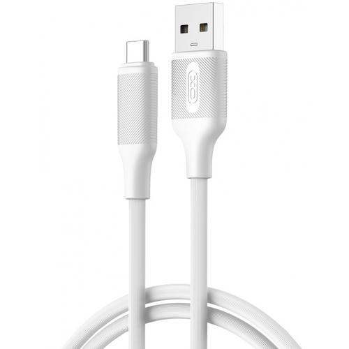 Cablu Date/Incarcare XO Design NB265, USB-A - USB-C, 18W, 1m (Alb)