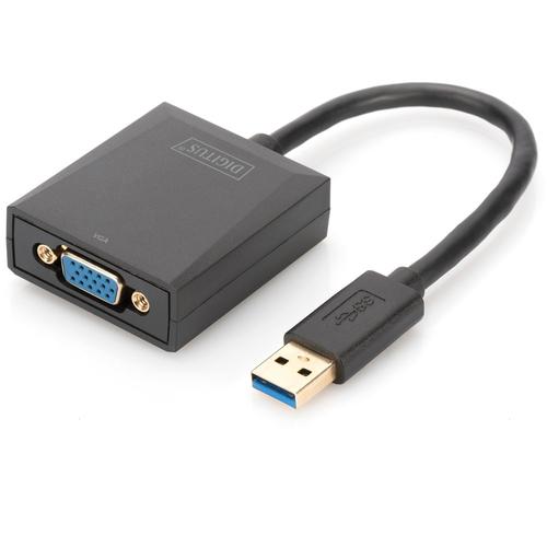 Adaptor Digitus DA-70840, USB 3.0 - VGA, Full HD 1 Adaptor Digitus DA-70840, USB 3.0 - VGA, Full HD