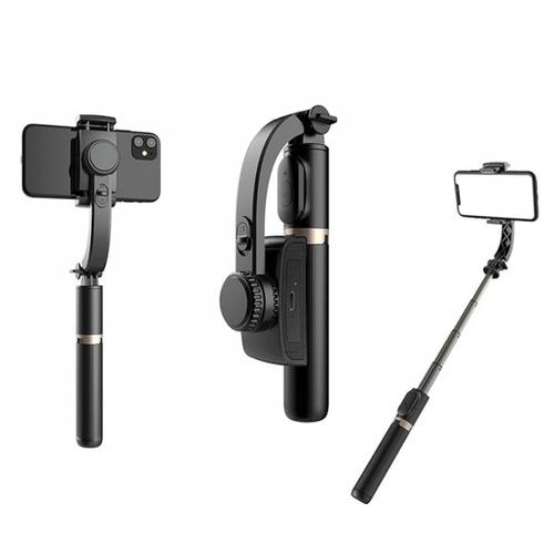 Selfie Stick Bluetooth Techsuit Q08, Universal (Negru) 1 Selfie Stick Bluetooth Techsuit Q08, Universal (Negru)