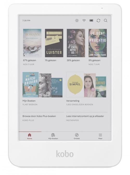 eBook Reader Kobo Clara Colour, Ecran E Ink Kaleido 6inch, Procesor 2GHz, 512MB RAM, 16GB Flash, USB Type-C, ComfortLight PRO, Wi-Fi, IPX8 (Alb) 1 eBook Reader Kobo Clara Colour, Ecran E Ink Kaleido 6inch, Procesor 2GHz, 512MB RAM, 16GB Flash, USB Type-C, ComfortLight PRO, Wi-Fi, IPX8 (Alb)