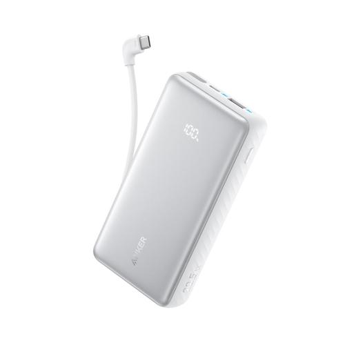 Baterie externa Anker Zolo A110DH21, 10.000 mAh, 22.5W, cablu USB-C inclus, USB-C, USB-A (Alb) 1 Baterie externa Anker Zolo A110DH21, 10.000 mAh, 22.5W, cablu USB-C inclus, USB-C, USB-A (Alb)