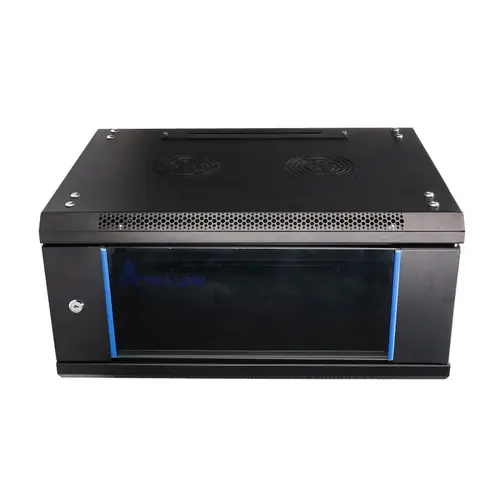 Dulap montat pe perete, Extralink , 4U 600X450 , negru 1 Dulap montat pe perete, Extralink , 4U 600X450 , negru