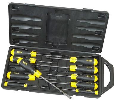 Trusa 10 surubelnite Stalney CushionGrip 1 Trusa 10 surubelnite Stalney CushionGrip