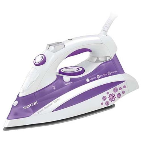 Fier de calcat Sencor, 2200W, Alb/Mov