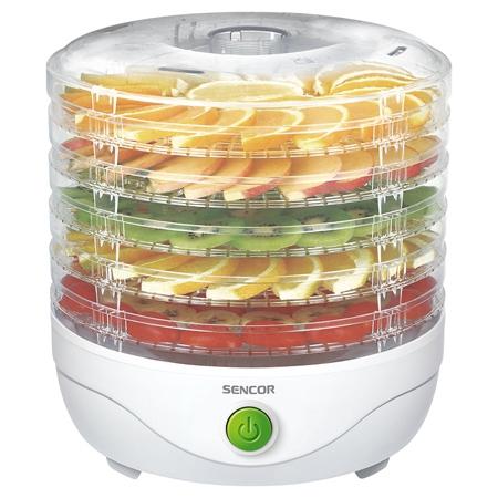 Deshidrator de alimente Sencor SFD750WH, 250 W, 5 tavi (Alb) 1 Deshidrator de alimente Sencor SFD750WH, 250 W, 5 tavi (Alb)