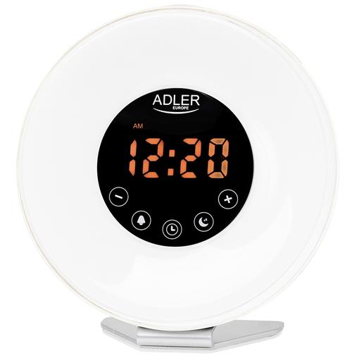 Radio cu ceas Adler AD1916, Alarma, FM (Alb) 1 Radio cu ceas Adler AD1916, Alarma, FM (Alb)