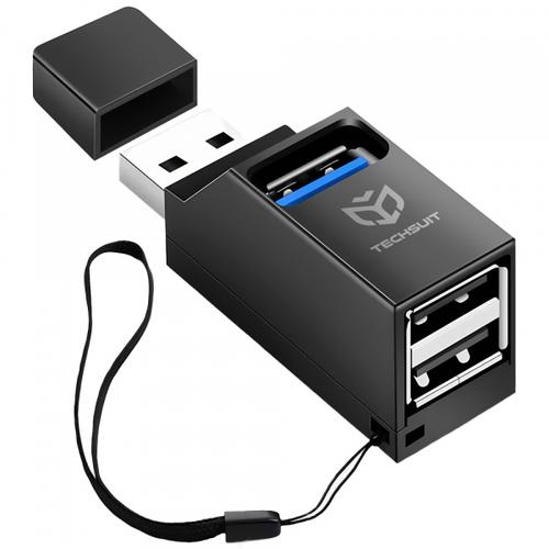 Hub USB Techsuit H11 EchoLink, 3in1 (Negru) 1 Hub USB Techsuit H11 EchoLink, 3in1 (Negru)