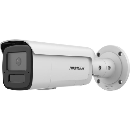 Camera supraveghere exterior IP Hikvision AcuSense DS-2CD2T46G2H-IS2U/SL, 4 MP, 2.8 mm, IR 60 m, microfon dual si difuzor, slot card, sirena, lumina stroboscopica, PoE