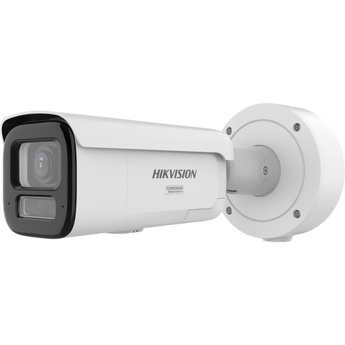 Camera supraveghere exterior IP cu iluminare duala Hikvision ColorVu DS-2CD2647G3-LIZS2UY/SL, 4 MP, 2.8 - 12 mm, motorizat, IR / lumina alba 60 m, slot card, microfon si difuzor, anti-coroziune, sirena, lumina stroboscopica, PoE