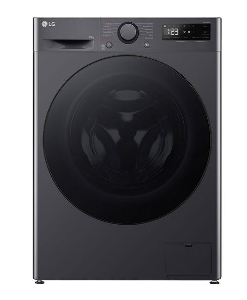 Masina de spalat rufe LG F4WR511S2M, 11 Kg, 1400 rpm, Clasa A, Steam, AI Wash, Smart Diagnosis, Turbowash, Motor Inverter Direct Drive (Antracit)