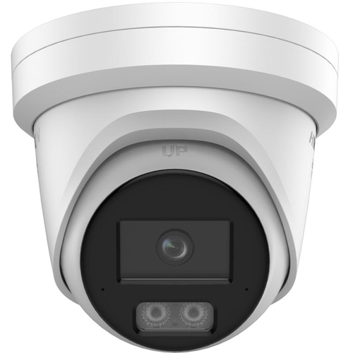 Camera supraveghere IP Dome cu iluminare duala Hikvision ColorVu DS-2CD2347G3-LIY, 4 MP, 2.8 mm, IR/lumina alba 30 m, slot card, anti-coroziune, PoE