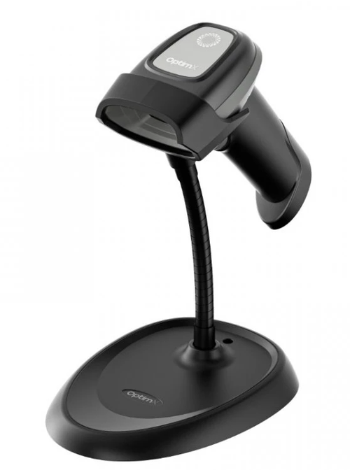 Cititor coduri de bare OptimX H1000R, 1D/2D, Bluetooth, USB, Suport inclus