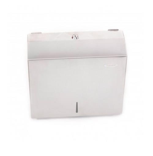 Dispenser prosop Limpio, Capacitate 500 bucati (Argintiu)