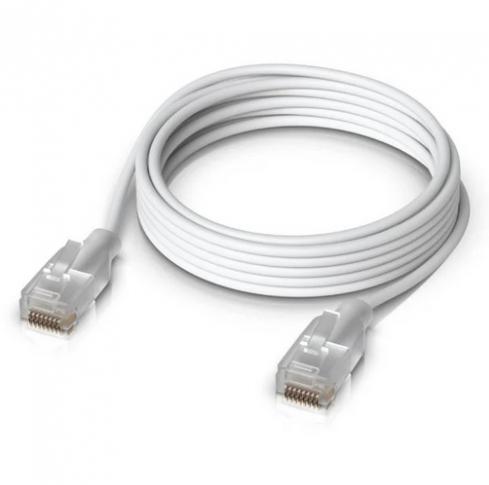 Patch Cord Ubiquiti UACC-Cable-Patch-EL-2M-W, Cat5e, S/UTP, 2m, Alb