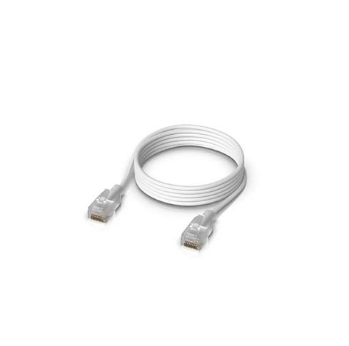 Patch Cord Ubiquiti UACC-Cable-Patch-EL-1M-W, Cat5e, S/UTP, 1m, Alb