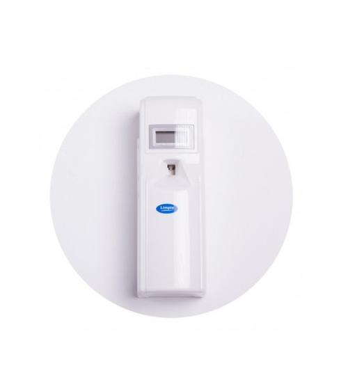 Odorizant cu afisaj Limpio PD 388A, Senzor lumina, Sistem antifurt, Reglaj pulverizare (Alb)