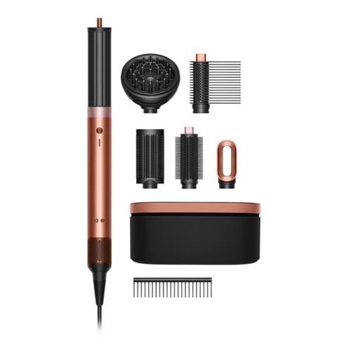 Ondulator Dyson Multistyler Airwrap Co-anda 2x Curly + Coily 143161-01 Gift Edition, 1700 W, 4 trepte temperatura, 3 viteze, 6 adaptoare (Roz)