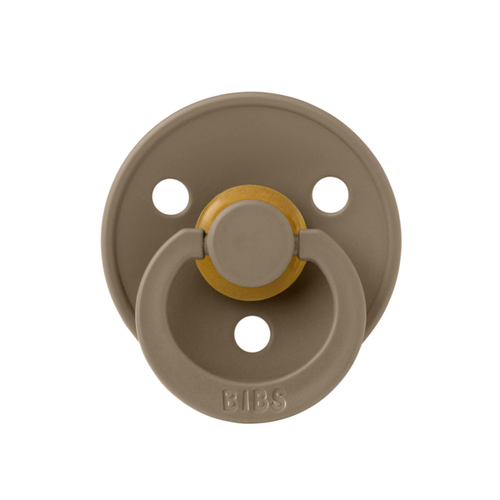Suzeta Colour Latex BIBS Dark Oak, tetina rotunda, 0 luni + 1 Suzeta Colour Latex BIBS Dark Oak, tetina rotunda, 0 luni +