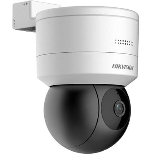 Camera supraveghere IP WiFi Mini PT Hikvision DS-2DE1C200IW-D3W, 2 MP, 4 mm, IR 15 m, slot card, microfon, difuzor
