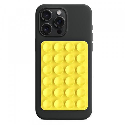 Suport cu ventuze Techsuit SY-PAD (Galben)