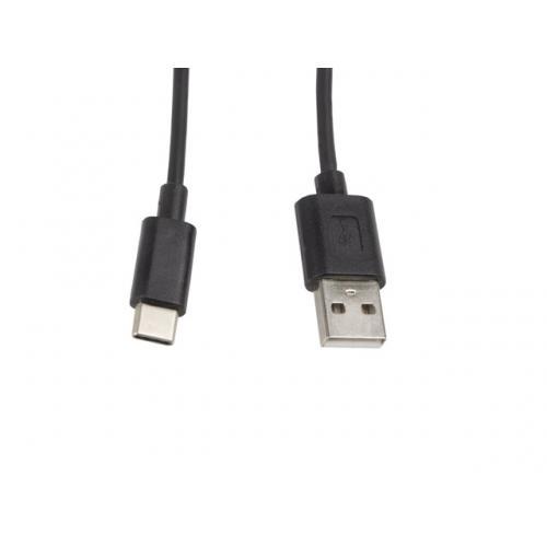 Cablu de date Lanberg CA-USBO-10CC-0010-BK, USB - USB-C, 1m (Negru)