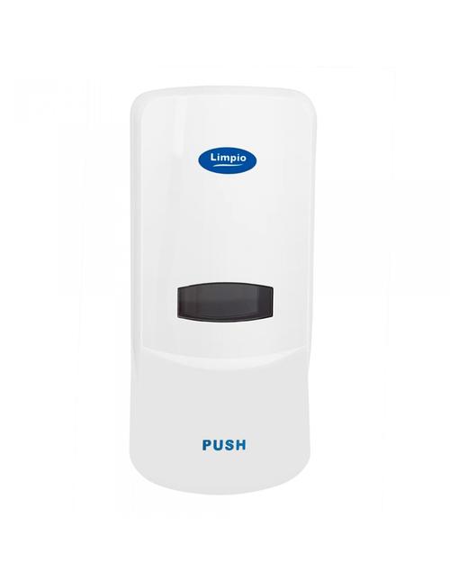 Dozator manual pentru dezinfectant/sapun lichid Limpio DD1000M, 1000 ml (Alb)