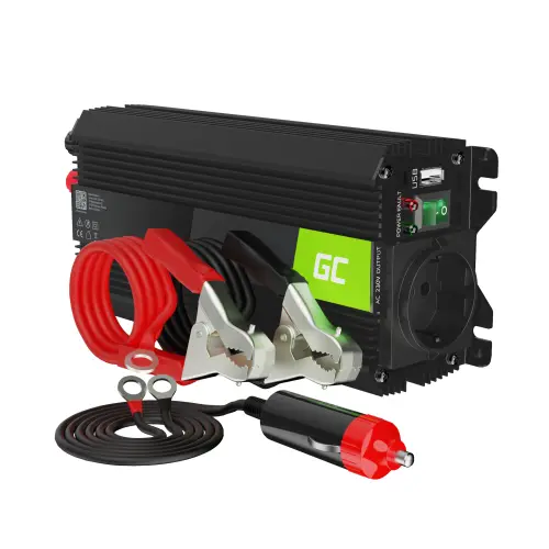 Invertor de tensiune PRO 500W/1000W 24V la 230V Volt USB DC AC Green Cell