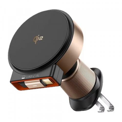 Incarcator auto Wireless McDodo CH-0091, 15W (Auriu/Negru)