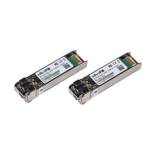 Set modul SFP+ Mikrotik XS+2733LC15D, 25Gb/s, SM, 15km