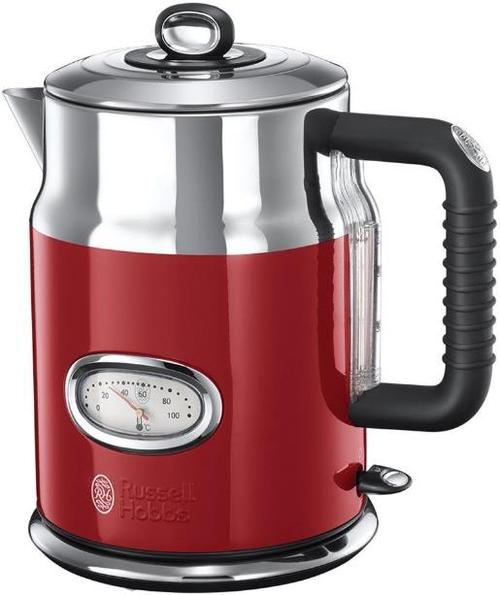 Fierbator electric Russell Hobbs Retro Ribbon Red 21670-70, 2400W, 1.7L (Rosu)