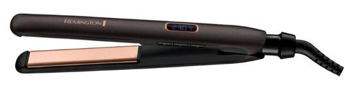 Placa de indreptat parul Remington S5700, 9 setari temperatura, Cooper radiance (Negru/Auriu)