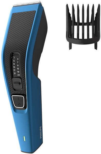 Aparat de tuns Philips HC3522/15 Series 3000, 13 trepte (Albastru/Negru)