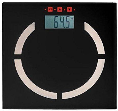 Cantar Electronic cu Functie de analiza corporala DomoClip DOM254NR, 150 kg, Memorie, Oprire automata (Negru)