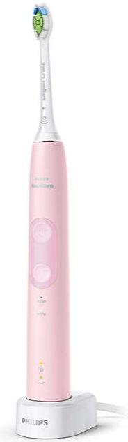 Periuta de dinti electrica Philips Sonicare ProtectiveClean HX6836/24, 62.000 vibratii/min, Senzor presiune, Memento inlocuire capat, Cronometru 2 min, 2 Programe, 1 Capat (Roz/Alb)