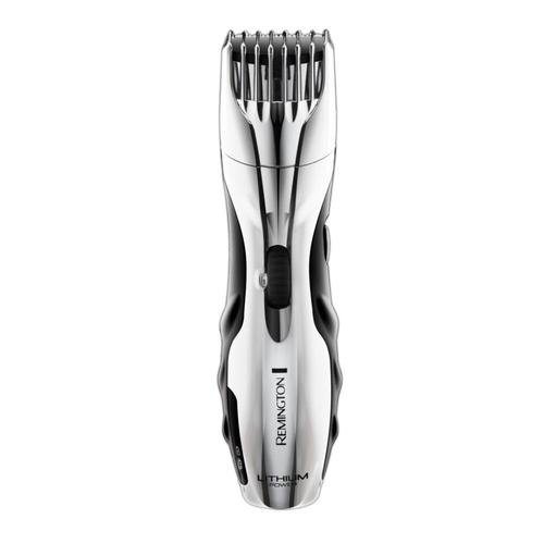 Aparat de tuns barba Remington Lithium Beard Barba MB350LC, Acumulator Litiu, 0,4-18 mm, Invelis Ceramic, Argintiu/Negru
